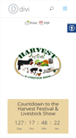 Mobile Screenshot of harvestfestivallivestockshow.com